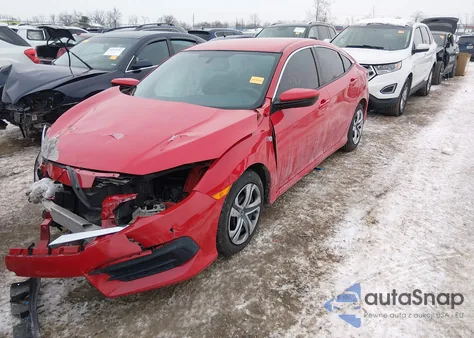 2017 Honda Civic Lx z USA, uszkodzony, nr VIN 2HGFC2F52HH519656